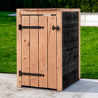 Kliko Ombouw 1x 240 liter 73x88x119cm Douglas Hout Zwart