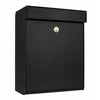 Allux Grundform Brievenbus Zwart - Doika - Brievenbus - Allux - 5701701473821 - F47382