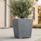 Conische arduinen plantenbak met bodem 50x35x52 cm - Doika - Plantenbak - Doika - 5420024201217 - Cone modern 50x35x52