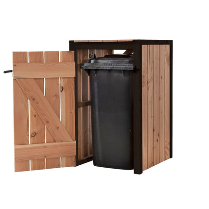 Kliko Ombouw Suze 1x240 liter 73x87.5x119cm Douglas Hout - Doika - Ombouw Kliko - Volente - 8720094052557 - 8720094052557