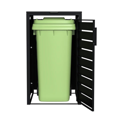 Practo Garden Kliko ombouw Enkel Mat Zwart/eiken - Doika - Kliko Ombouw - Practo Garden - 5414045050350 - P351NW