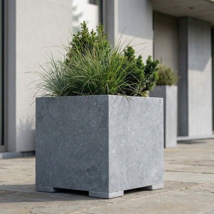 Vierkante arduinen plantenbak met bodem 40x40x42 cm - Modern - Doika - Plantenbak - Doika - 5420024201026 - Square modern  40x40x42 (2 cm)
