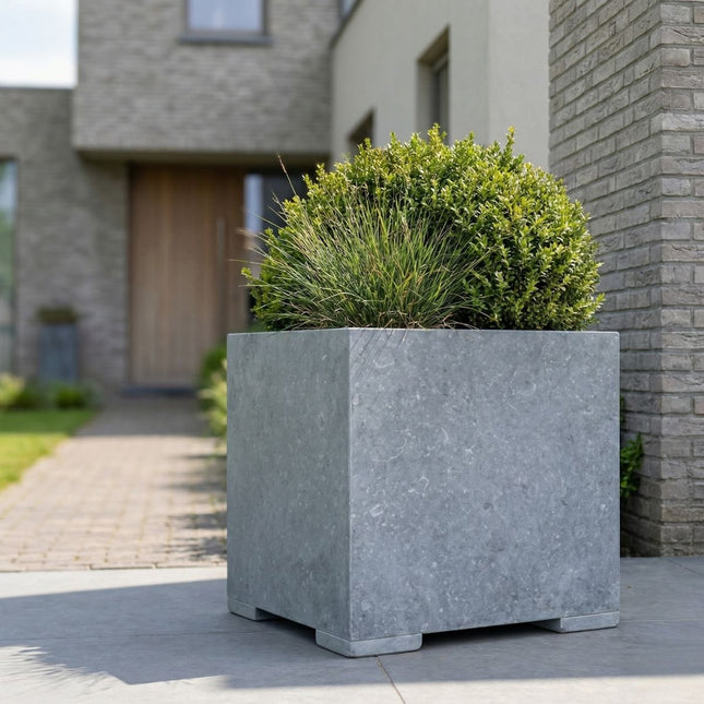 Vierkante arduinen plantenbak met bodem 80x80x82 cm - Modern - Doika - Plantenbak - Doika - 5420024201095 - Square modern 80x80x82 (3cm)