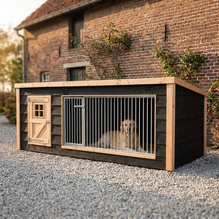 Voldux Hondenhok Reno XL 342 x 130 x 132 cm - Doika - Hondenhok - Voldux - 8720569162323 - 8720569162323