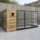 Voldux Volière R10 links 391 x 200 x 190 cm - Doika - Volière - Voldux - 8720569162170 - 8720569162170