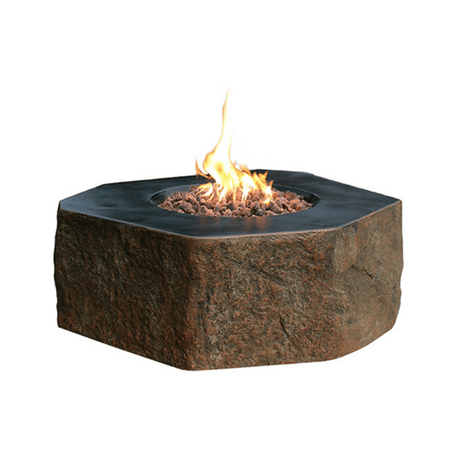 Elementi Dukono vuurtafel 106 x 108 x 40 cm Basalt - Doika BV - Vuurtafel - Elementi - 4260107317326 - OFG105