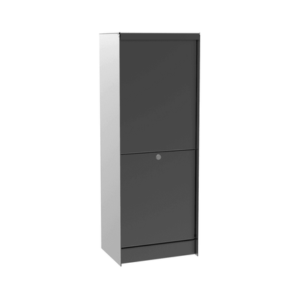 eSafe Dropbox Small Pakketbrievenbus Grijs aluminiumkleurig RAL 9007 - Doika BV - Pakketbrievenbus - eSafe - -