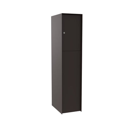 eSafe Fenix Front Pakketbrievenbus Grijsbruin RAL 8019 - Doika BV - Pakketbrievenbus - eSafe - -
