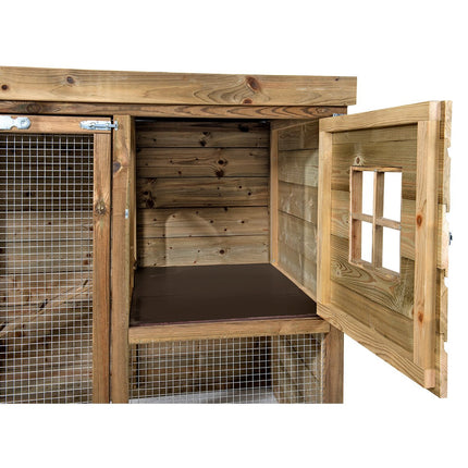 Konijnenhok Binky 363 x 95 x 124 cm - Doika BV - Konijnenhok - Doika BV - 8720569173091 - 8720569173091