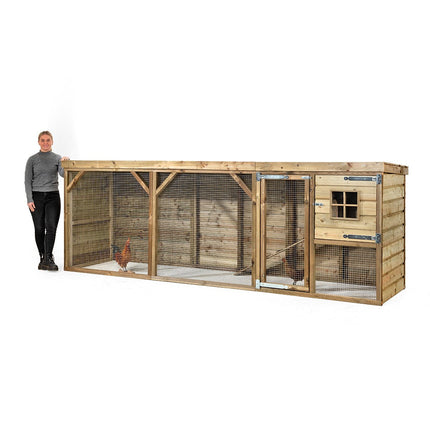 Konijnenhok Binky 363 x 95 x 124 cm - Doika BV - Konijnenhok - Doika BV - 8720569173091 - 8720569173091