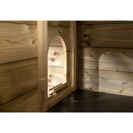 Konijnenhok Jip 243 x 95 x 124 cm - Doika BV - Konijnenhok - Doika BV - 8720569173077 - 8720569173077