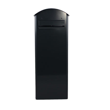 Safepost brievenbus 70 rond dak antracietgrijs RAL 7016 - Doika BV - Brievenbus - Safepost - 7330589955556 - 70555