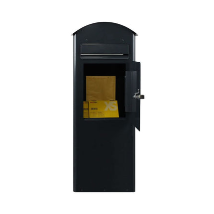 Safepost brievenbus 70 rond dak antracietgrijs RAL 7016 - Doika BV - Brievenbus - Safepost - 7330589955556 - 70555