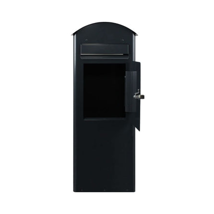 Safepost brievenbus 70 rond dak antracietgrijs RAL 7016 - Doika BV - Brievenbus - Safepost - 7330589955556 - 70555
