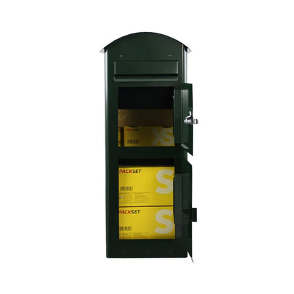 Safepost pakketbrievenbus 80 rond dak antracietgrijs RAL 7016 - Doika BV - Pakketbrievenbus - Safepost - 7330589800559 - 80055