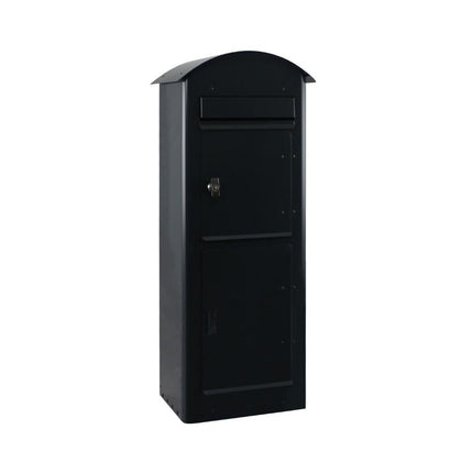 Safepost pakketbrievenbus 80 rond dak racegroen RAL 6009 - Doika BV - Pakketbrievenbus - Safepost - 7330589800269 - 80026