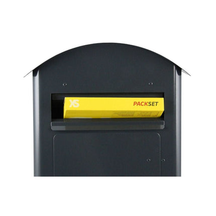 Safepost pakketbrievenbus 80 rond dak racegroen RAL 6009 - Doika BV - Pakketbrievenbus - Safepost - 7330589800269 - 80026