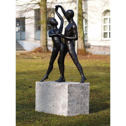 Thermobrass Modern danspaar 147x40x60cm (HxBxL) - Doika BV - Bronzen beeld - Thermobrass - 5410807010945 - B1094